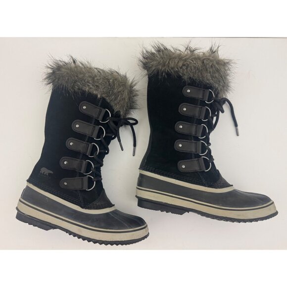 Sorel Joan Of Arctic Womens Waterproof Winter Boots Size 8 Skiing Sledding Snow - Picture 1 of 9